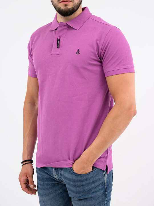 Explorer Polo Μπλούζα Κοντομάνικη Purple
