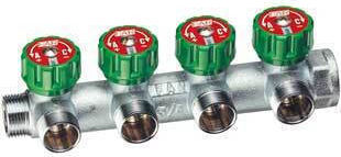 Water Manifolds Far Rubinetterie 1" 3 Outlets Far