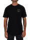 Herrenblusen Kurzarm T-Shirt Schwarz