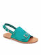 Flat Sandals Efrosyni Turquoise