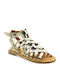 Monomachos Sandals Buckle Nisyros Gold