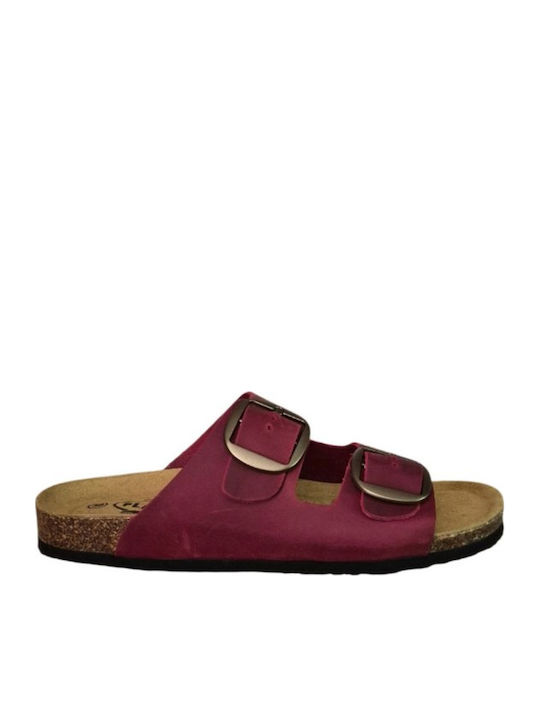 Plakton Leather Women's Anatomic Sandals Red