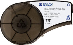 Brady Ταινία Ετικετογράφου σε Μαύρο Χρώμα M21-750-595-YL