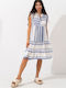 Summer Midi Dress Blue