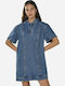 Mini Damenkleid Denim True Blue