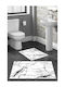 SteweHome Неслизаща Подредба Бански Килими STE-029375-P29375 Бели 60x100см 2 Бройки