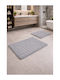 SteweHome Non-Slip Set Bath Mats Toilet STE-029973-V66629 Gray 50x80cm