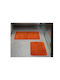 SteweHome Rutschfestes Set Badematten STE-029895-P29895 Rote 60x48cm 2 Stück