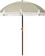 Outsunny Folding Beach Umbrella Diameter 1.9m with UV Protection Green