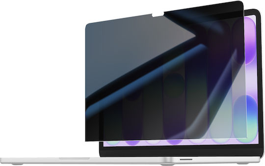 Avizar Tempered Glass Macbook Neo 13" Shockproof Privacy Filter Transparent Black