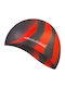 Aqua Speed Bunt Silicone Swim Cap Red Graphite Unisex 18.5 X 19 Cm