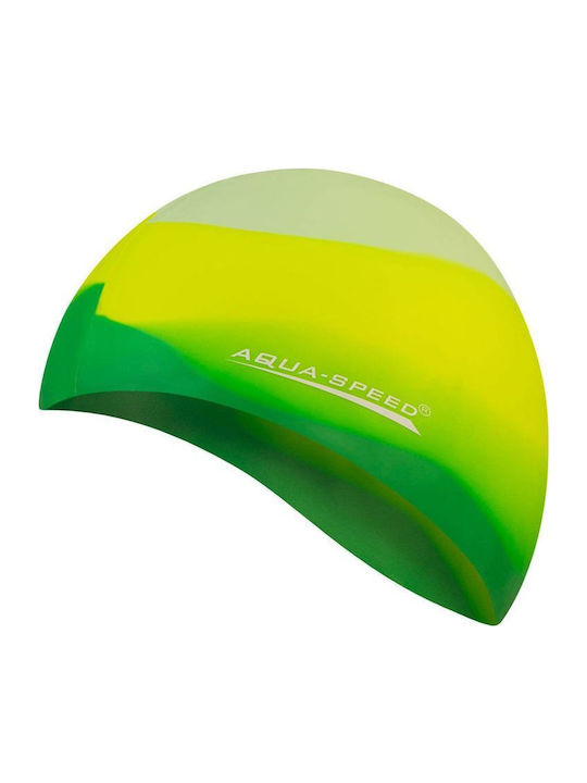 Aqua Speed Mehrfarbige 72 Silikon Badekappe Unisex