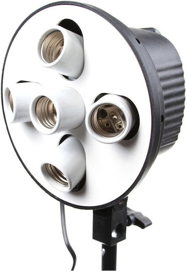 Ishoot Stand Support 5 Bulbs E27 Socket