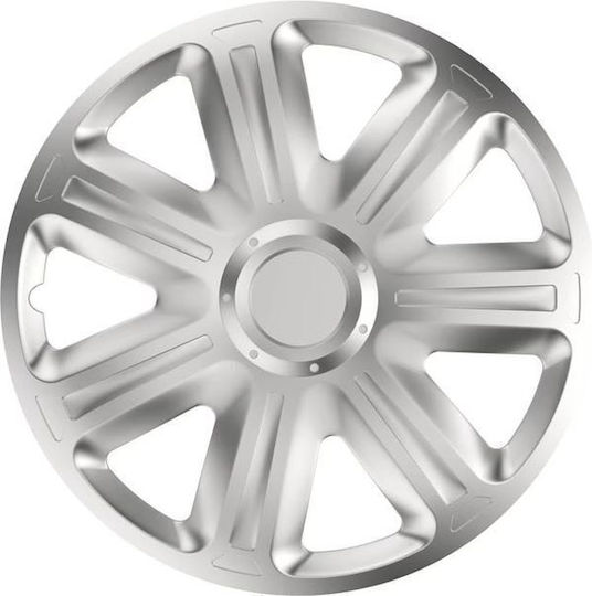 Auto Gs Σετ Τάσια Αυτοκινήτου Comfort 15" 4τμχ Ασημί