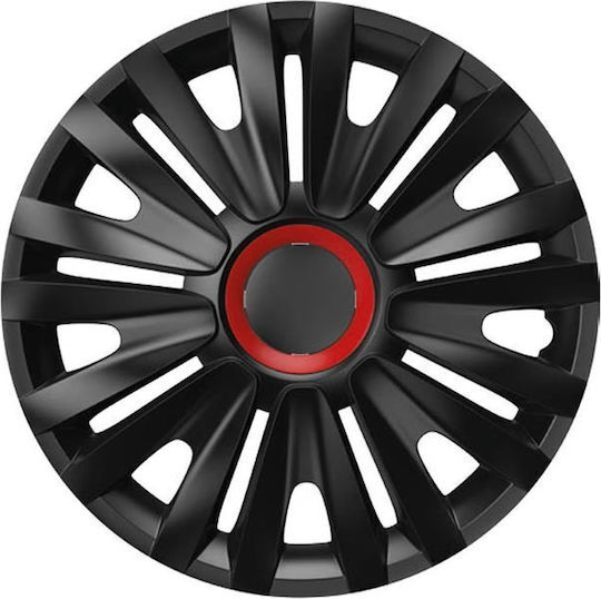 Auto Gs Auto Radkappen Set Royal 13" 4 Stück Schwarz