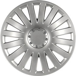 Auto Gs Τάσια Cbx 14" με Σήμα Smart 4τμχ Ασημί 34274