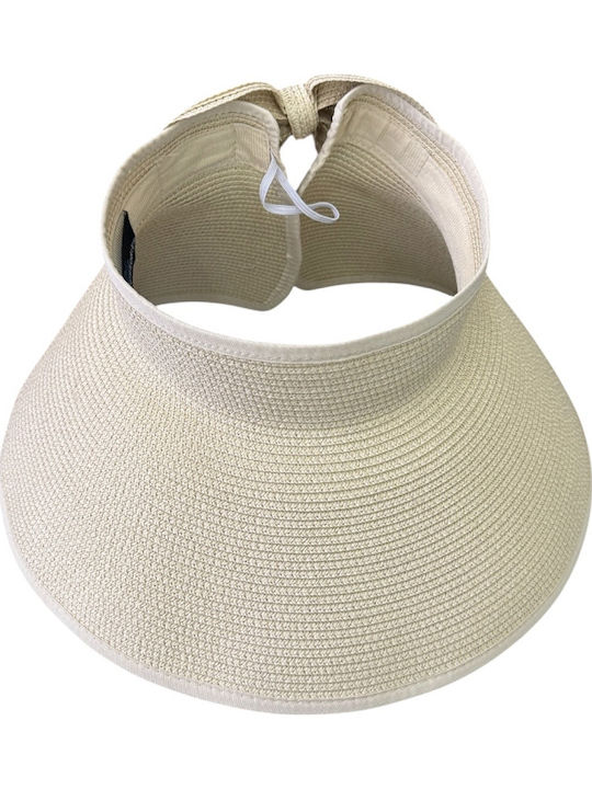 DENIA ACCESSORIES Γυναικείο Ψάθινο Καπέλο Μπεζ