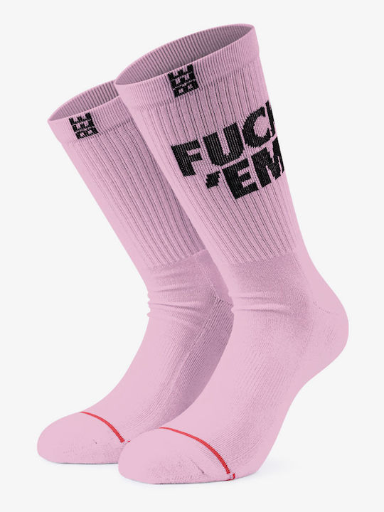 Bee. Unusual. Og Fuck Em Ανδρικές Κάλτσες Pink