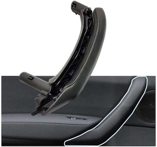 Inner Door Handle Bmw X3 F25 X4 F26 Rear Left Set 2 Pieces Black