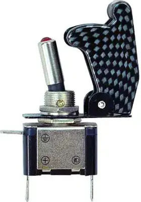 Διακόπτης Εναλλαγής – Rocker Switch On Off 12v 20a Carbon
