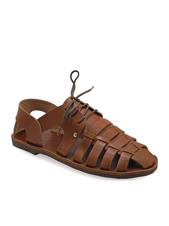Herrensandalen Schnürsandalen Vakchos Braun