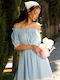 Mini Damenkleid Blau