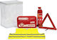 Petex Auto-Notfall-Kits Set Sicherheit Dreieck Erste-Hilfe-Kasten Din 13164-2022 Feuerlöscher 1000 Ml Gelbes Warnweste