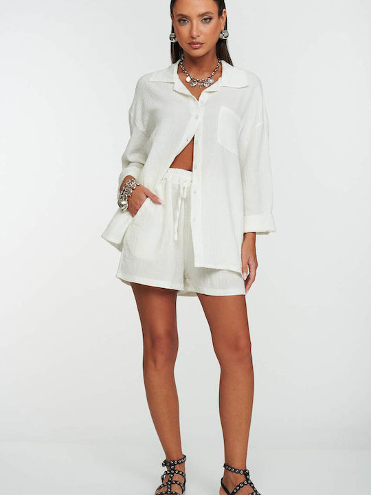 Decoro Women's Set with White Shorts