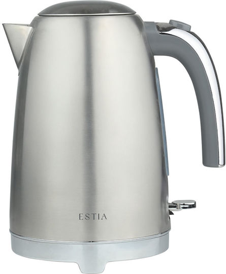 Estia Inoxsense Βραστήρας 1.7lt 2200W Ασημί