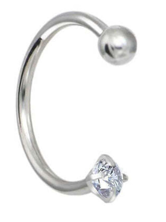 Asimi Body Piercing Σκουλαρίκι Μπάρα Μύτης 8 x 2mm