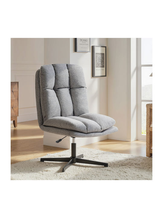 Drehbarer Sessel Hellgrau 63x75x92cm