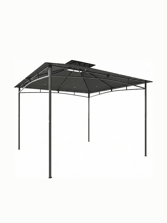 Outsunny Κιόσκι Κήπου Γκρι 3x3m