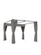 Outsunny Garden Gazebo Gray 3x3m