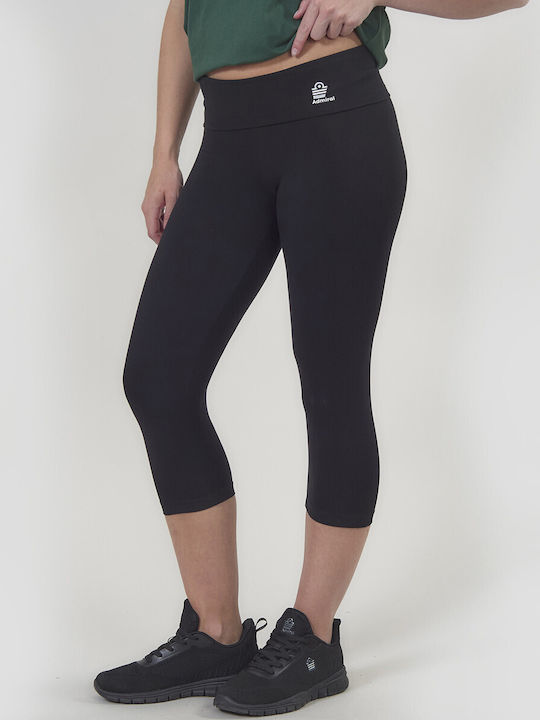 Training Women's Capri Leggings High Waist Black