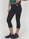 Training Women's Capri Leggings High Waist Black