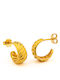 George Art Jewels Stud Earrings Silver Gold Plated