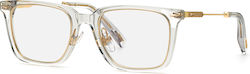 Eyeglasses Chopard Man Vch346-5206s8 Lens Bridge Temple 52 21 145 Mm