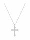 Ulysses Silber Ulysses Silber Kreuz 925er Zirkon 45cm