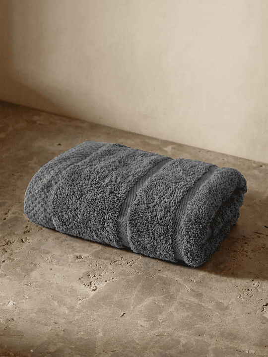 Πετσέτα Χεριών Royal Cosy 30x50εκ. Γκρί Βάρους ...