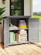 Wooden Garden Shed L0.87xW0.465xH0.965m