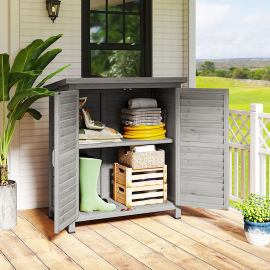 Wooden Garden Shed L0.87xW0.465xH0.965m