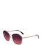 Liu Jo Women Sunglasses With Pink Metallic Frame And Pink Lens