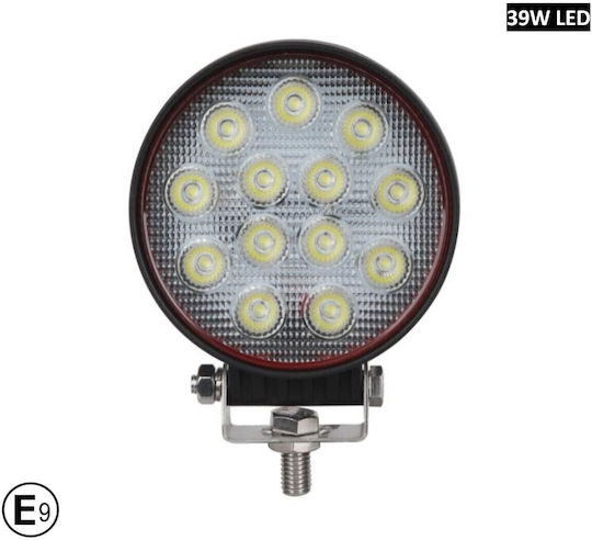 12cm 39w Super Powerful Round Pro Led Diode Halogen Led Lamp Spotlight 12v 24v