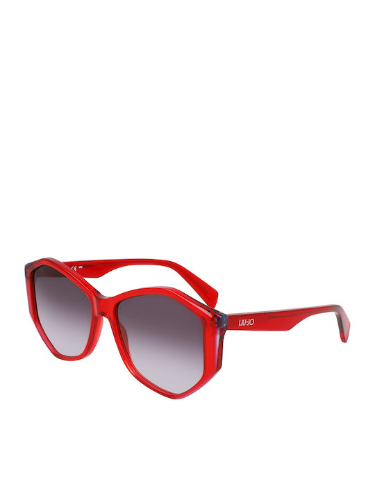 Liu Jo Sunglasses Red with Horn-Rimmed Frame