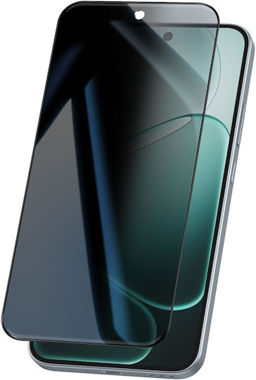 Avizar Закалено Стъкло Oppo A6 Pro Privacy Филтър Прозрачен Черен