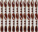 Chios Hellas Door Curtain Brown 120x220cm E-KO104