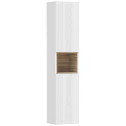 HomCom Ντουλάπι Μπάνιου 30x24x140cm Φυσικό Ξύλο 834-933V00WT HomCom Ντουλάπι Μπάνιου 30x24x140cm Φυσικό Ξύλο 834-933V00WT
