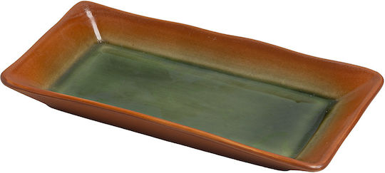 Beauty Home Dekorative Platten Porzellan Grüne 21x12cm Beauty Home Dekorative Platten Porzellan Grüne 21x12cm
