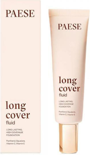 Paese Long Cover Liquid Foundation 01 Light Beige 30ml