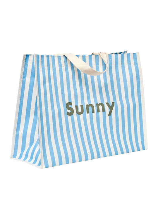 Sunnylife Υφασμάτινη Τσάντα Θαλάσσης με Νεσεσέρ Μπλε